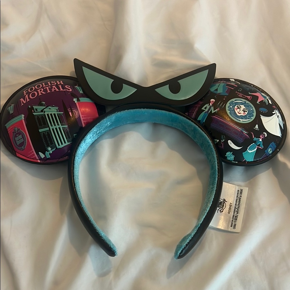 Disney Haunted Mansion Ear Headband - Black and Teal
